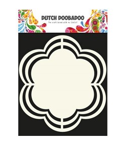 GABARIT CARDS FLOWER 16X16 - DUTCH DOOBADOO