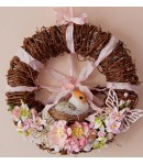 COURONNE MARRON 25 CM