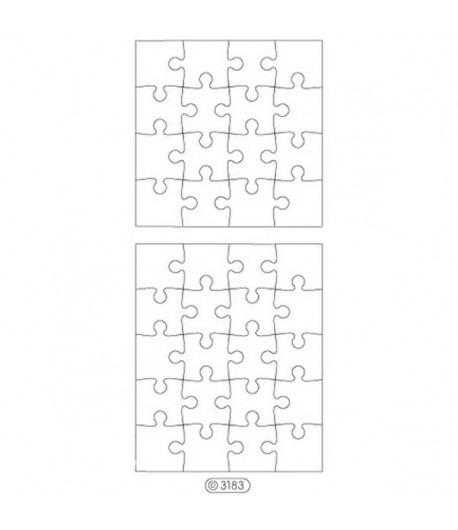 STICKERS PUZZLE TRANSPARENT OR