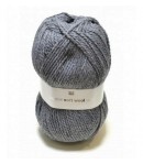 *LAINE SOFT WOOL ARAN GRIS FONCE (017)