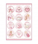 PAPIER DE RIZ A4 BABY GIRL 21 X 29.7 DFSA4289