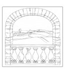 SERVIETTE PAPIER DE RIZ 50X50 L'ARCHE DFTM17