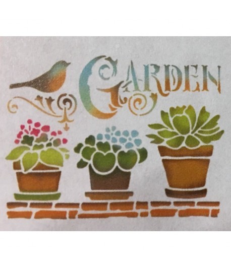 POCHOIR JARDIN 15X20 KSD300