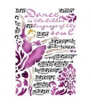 POCHOIR DANSE 21X29.7 KSG416