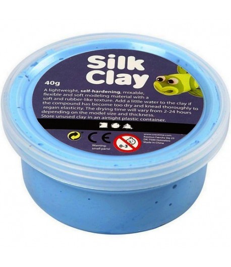 PATE A MODELER SILK CLAY BLEU CLAIR - 40 G