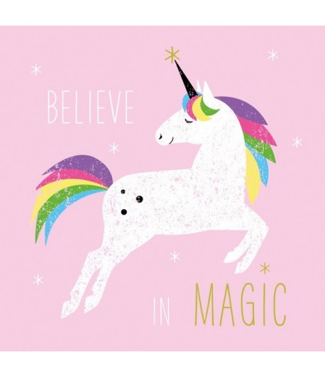 SERVIETTE PINK LICORNE