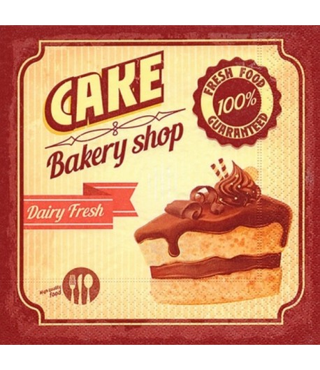 SERVIETTE CHOCOLATE CAKE