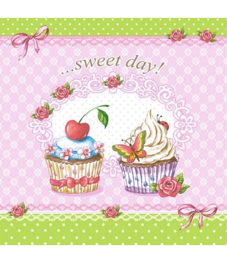 SERVIETTE SWEET DAY
