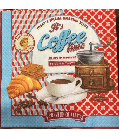 SERVIETTE COFFEE TIME