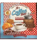 SERVIETTE COFFEE TIME