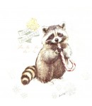 SERVIETTE COCKTAIL RATON LAVEUR