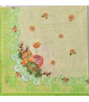 SERVIETTE LAPIN ET OEUFS