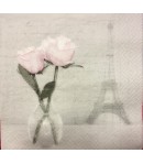 SERVIETTE ROSES DE PARIS
