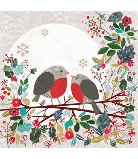 SERVIETTE ROUGES GORGES SUR LA BRANCHE