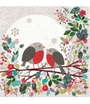 SERVIETTE ROUGES GORGES SUR LA BRANCHE