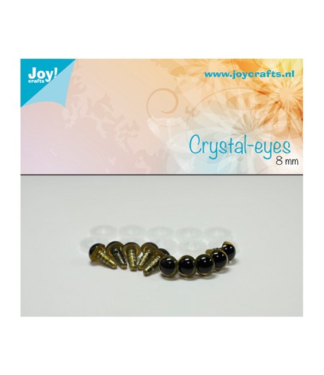 YEUX CRISTAL 8MM X 10