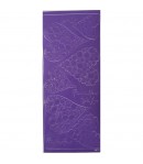 STICKERS COEURS MAUVE