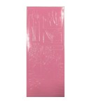 STICKERS FLEURS MAISON ROSE