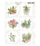 FEUILLE DECOUPAGE MARIANNE DESIGN - EWK1255
