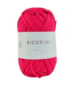 COTON RICORUMI ROSE FRAMBOISE (013)