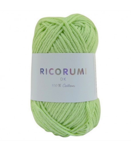 COTON RICORUMI  VERT PASTEL  (045)