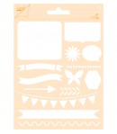 POCHOIR BULLET JOURNAL 02 - 10.5 X 13 CM