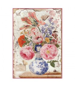 PAPIER DE RIZ A4 VASE 21 X 29.7 DFSA4277