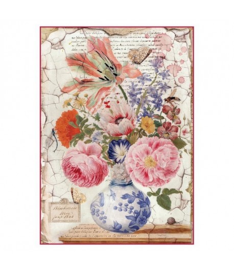 PAPIER DE RIZ A4 VASE 21 X 29.7 DFSA4277