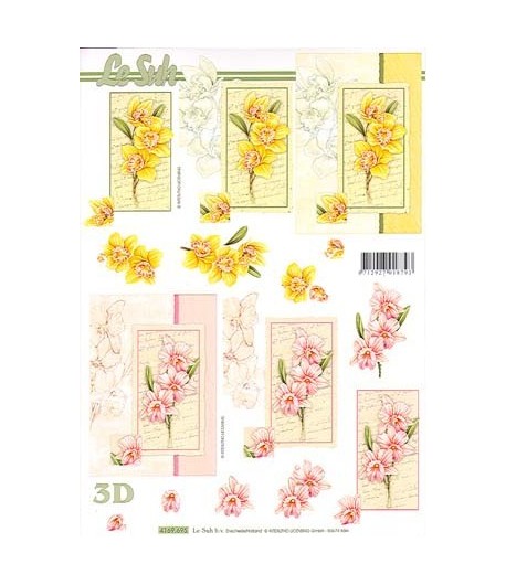 FEUILLE 3D ORCHIDEES