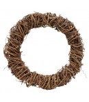COURONNE MARRON 25 CM