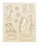 KIT MINIATURES BOIS LAPINS