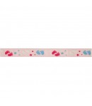 RUBAN BEBE ROSE 5M
