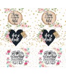 DECOS FILMS RETRACTABLES 12 CM - SHABBY CHIC 25