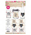 DECOS FILMS RETRACTABLES 12 CM - SHABBY CHIC 25