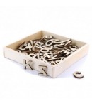 BOITE MINI LETTRES BOIS ALPHABET