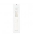 LOT 3 CROCHETS ALU N°3/3.5/4 MM 14  CM