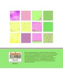 BLOC 12 FEUILLES 15 X 15 CM SWEET MOMENTS- SCRAPBERRY'S