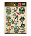 FEUILLE 3D ANIMAUX AMY DESIGN ORIENTAL