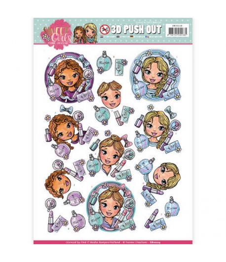 FEUILLE 3D SWEET GIRLS SB10224