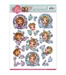 FEUILLE 3D SWEET GIRLS SB10224