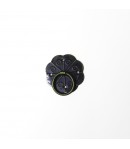 POIGNÉE ROND FESTONNÉ  2.8 CM - BRONZE