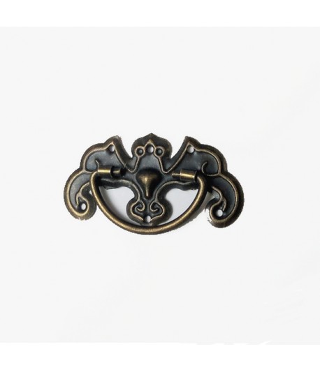 POIGNÉE CHAUVE SOURIS EN MÉTAL  - BRONZE