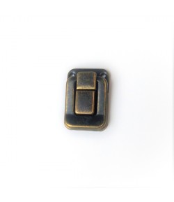 FERMETURE CARTABLE EN METAL - BRONZE 2.8X4CM