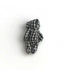 MINI-OURSON VICHY NOIR ET BLANC