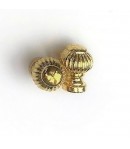 POIGNÉE RONDE STRIÉE 1.5 CM - OR