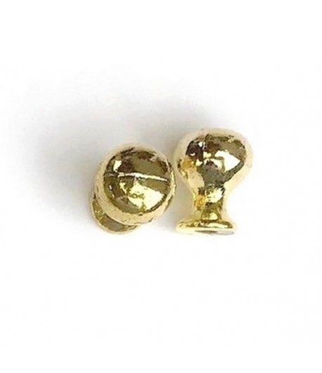 POIGNÉE RONDE STRIÉE 1.5 CM - OR