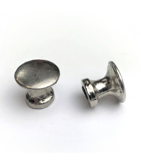 POIGNÉE RONDE 1.3 CM - ARGENT