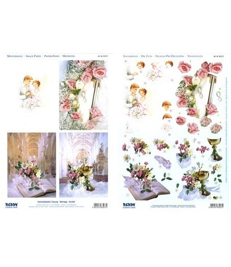 FEUILLE 3D MARIES RY83573