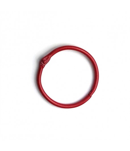 ANNEAU EN METAL ROUGE- 3.8 CM