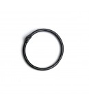 ANNEAU EN METAL NOIR - 3.8 CM